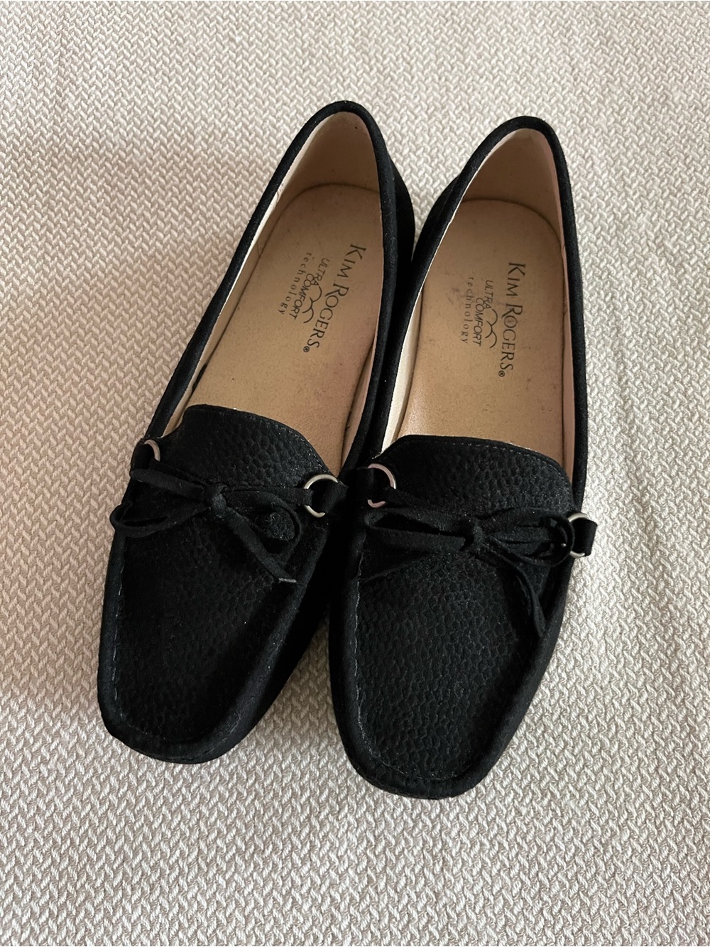 Kim Rogers Women's CeCe Black Ultra Comfort Loafers Size 6